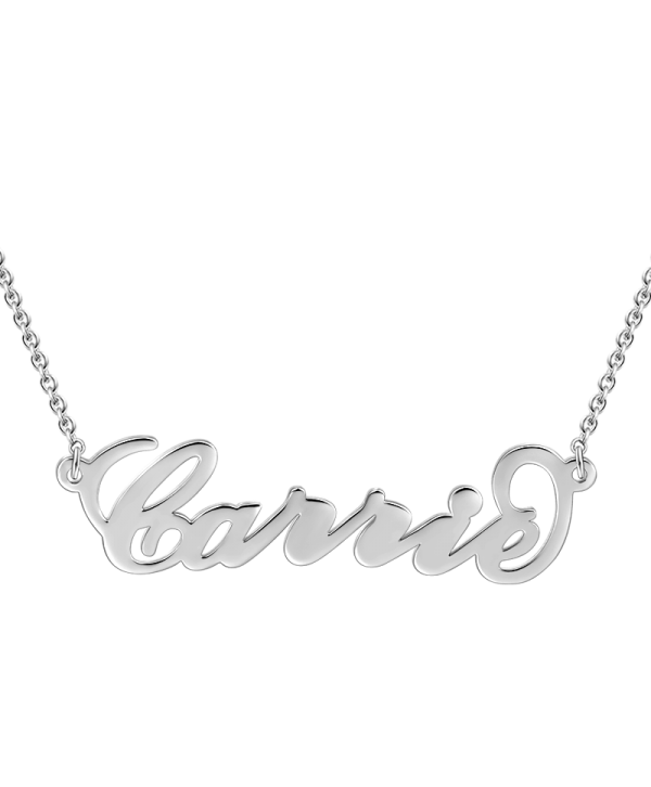 Your Personalized Name Necklace Silver