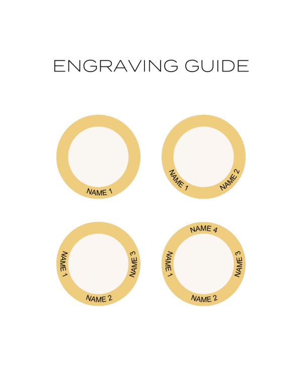 Personalized Family Circle Necklace Custom Engraved Love Circle Necklace The "Forever Connected" Engraved Circle Necklace