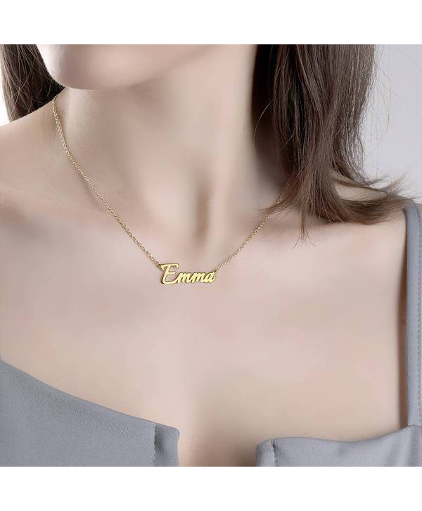 Personalized Name Necklace Silver